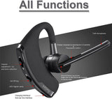 Wireless Bluetooth Headphones Handsfree Earpiece Noise Reduce Earbud Mic Headset