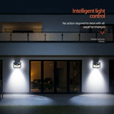 212 LED Solar Powered PIR Motion Sensor Light