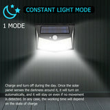 212 LED Solar Powered PIR Motion Sensor Light