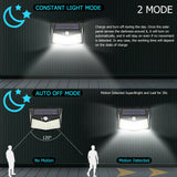 212 LED Solar Powered PIR Motion Sensor Light