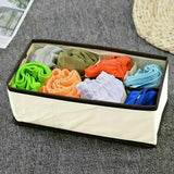 4 PCS/SET Foldable Storage Drawer Organizer Bra Underwear Closet Divider Kit