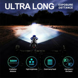Bike Front & Rear LED Lights Set Mountain Bicycle USB Rechargeable Torch Lamp