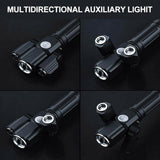 Bike Front & Rear LED Lights Set Mountain Bicycle USB Rechargeable Torch Lamp