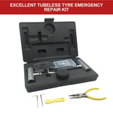 Recovery Tyre Puncture Repair Kit Heavy Duty 4WD Offroad Plugs Tubeless 56PCS