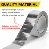 Aluminium Foil Adhesive Tape Heat Shield Duct Sealing Silver Repair Waterproof