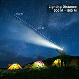100000LM RECHARGEABLE HEADLAMP 3T6 XML LED HEADLIGHT
