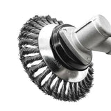 6" Weed Brush Steel Wire Trimmer Wheel Garden