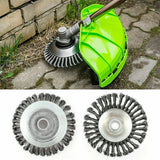 6" Weed Brush Steel Wire Trimmer Wheel Garden