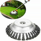 6" Weed Brush Steel Wire Trimmer Wheel Garden
