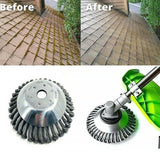 6" Weed Brush Steel Wire Trimmer Wheel Garden