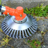 6" Weed Brush Steel Wire Trimmer Wheel Garden