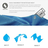 Instant Cooling Towel ICE Cold Cycling Jogging Gym Sports Outdoor Chilly Cool
