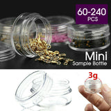 60-240x Mini Sample Bottle Makeup Cosmetic Jar Pot Face Cream Lip Balm Container