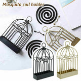 Mosquito Coil Holder Birdcage Decor Repellant Outdoor Garden Burner Portable