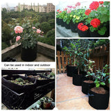 Fabric Plant Pots Grow Aeration Bags with Handles  7 Gallon Planter Basket