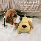 Anxiety Behavioral Aid Puppy Cat Toy Heartbeat Soft Plush Sleeping Buddy Pet Dog
