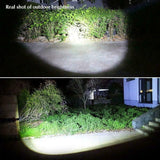 2X 60000lm CREE Q3-WC T6 LED Flashlight Torch Bike Mount USB Rechargeable