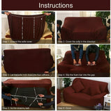 1 2 3 Seater Easy Stretch Sofa Cover Couch Lounge Recliner Slipcover Protector