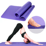 10MM Thick Yoga Mat Pad NBR Nonslip Exercise Fitness Pilate Gym Durable