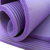 10MM Thick Yoga Mat Pad NBR Nonslip Exercise Fitness Pilate Gym Durable