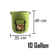 Potato Grow Planter Container Bag Pouch Root Plant Growing Pot Side Window GN