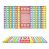 Rainbow Chess Board Push Pop it Bubble Sensory Toys Game Fidget Toy Pop Its
