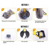 Easy Grip Mini Poop Scooper 28cm Clean Up Safely Lift and Dispose Pet Basic®