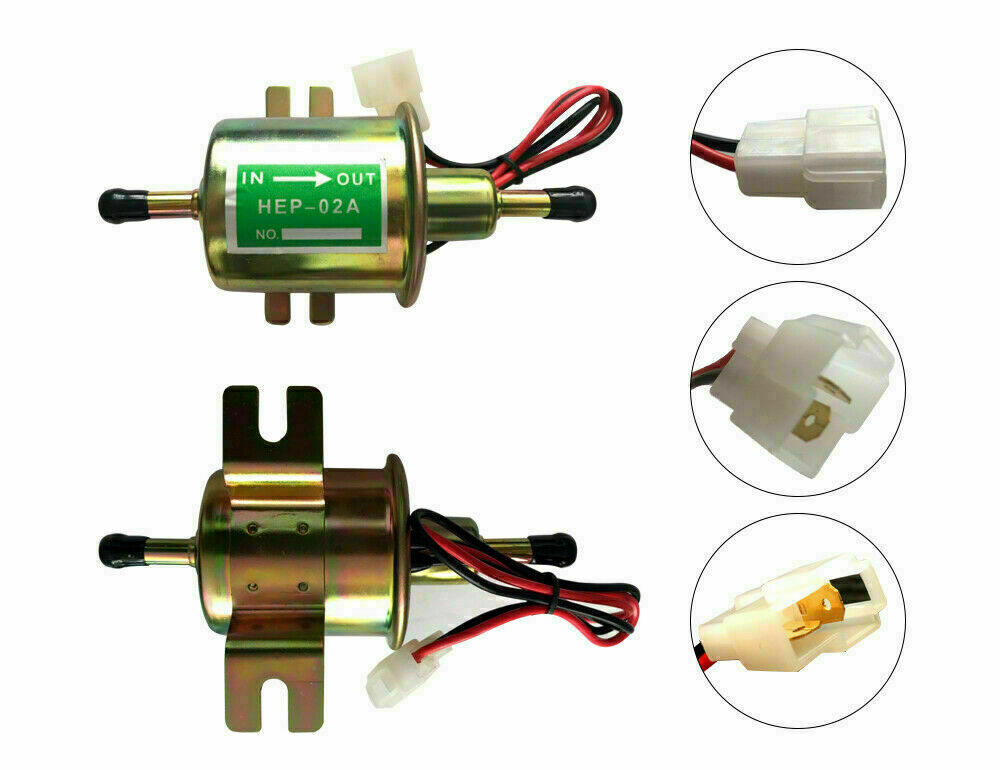 Universal 12V 2.5-4 PSI Gas Diesel Inline Low Pressure Electric Fuel P –  www.