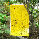 Yellow Sticky Glue paper Insect Trap Catcher Killer Fly Aphids Wasp