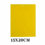 Yellow Sticky Glue paper Insect Trap Catcher Killer Fly Aphids Wasp