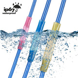 200Pcs Waterproof Heat Shrink Butt Wire Crimp Connectors Insulated Terminals Set