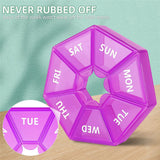 Weekly 7 Day Pill Box Medicine Storage Tablet Container Case Organizer Dispenser