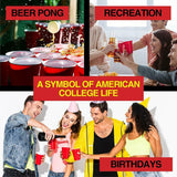 UP TO 50PC American 450ml Red Party Cup Beer Schooner Frat Keg Pong Plastic