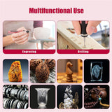 Set Electric Engraving Pen Cordless Carving Pen Rechargeable Micro Engraver Tool