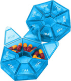 Weekly 7 Day Pill Box Medicine Storage Tablet Container Case Organizer Dispenser