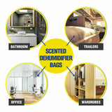4Pack Moisture Absorbent Dehumidifier Bag Hanging Damp Storage Household Bag