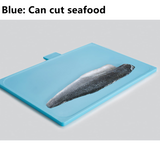 Coloured Chopping Board Set Cutting Boards Index With Stand Holder Juice Grooves