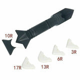 3 in 1 Silicone Caulking Tool Removal Residue Scraper Kit Sealant Replace Set HG
