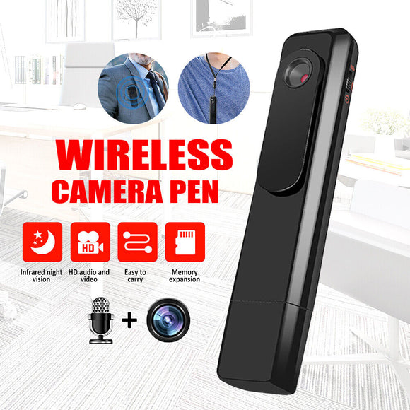 Mini Pocket Pen 1080P HD Camera Hidden Portable Body Video Recorder Spy Cam
