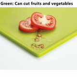 Coloured Chopping Board Set Cutting Boards Index With Stand Holder Juice Grooves