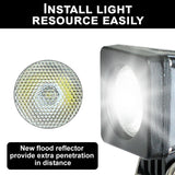 2PCS 10W CREE LED Work Light Bar Flood Beam 4WD Reverse Lamp 12V 24V New Brand