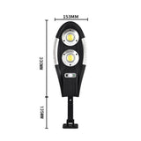 Garden Solar Street LED Light Motion Sensor Remote Outdoor Yard Flood Down Lamp