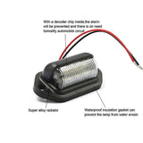 2PCS 6 LED 12/24V License Number Plate Light Lamps for Truck SUV Trailer Lorry