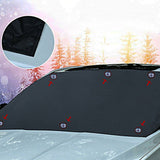 Car Snow Ice Frost Guard Cover Windshield Sun Shade Front Windscreen Magnetic