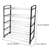 3/4/5 Tiers Layers Shoe Storage Shoe Rack Storage Organizer Shelf Stand Shelves