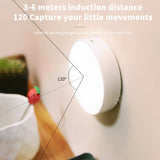 1x/2x/3x Rechargeable Motion Sensor LED Night Light USB Body Induction Lamp