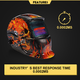 Pro Mask Solar Auto Darkening Welding Helmet Arc Tig Mig Skull