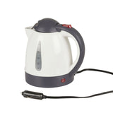 12V White Kettle Cigarette Lighter 12V Power Socket Boil Dry Protector - 1L