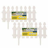 2Pce Connectable Plastic Fence 49x29cm