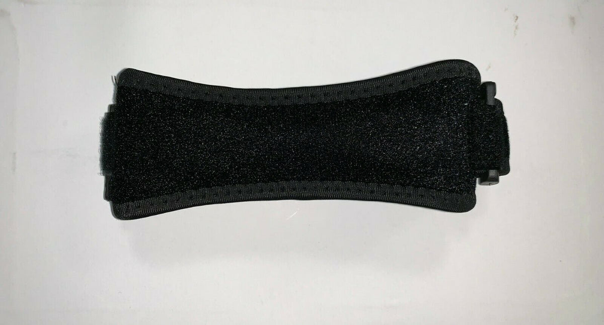 Dancers knee pad slim line adjustable Black